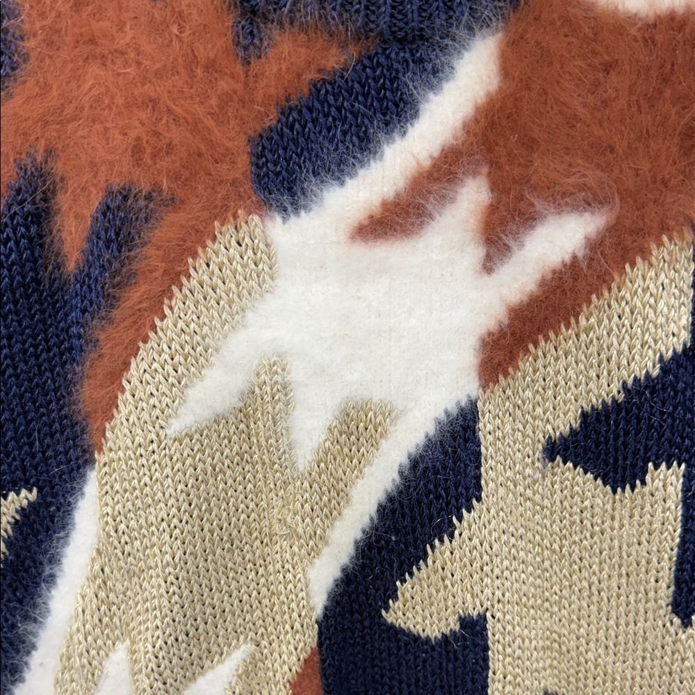 Cozy Multicolor Patterned Sweater - Picture 2 of 4